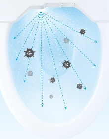 ウォシュレット取り付け屋さん：「いつでも清潔を保ってくれる「自動洗浄機能」という便利機能をご紹介」TOTO製ウォシュレットの自動洗浄機能1の画像(イメージ)